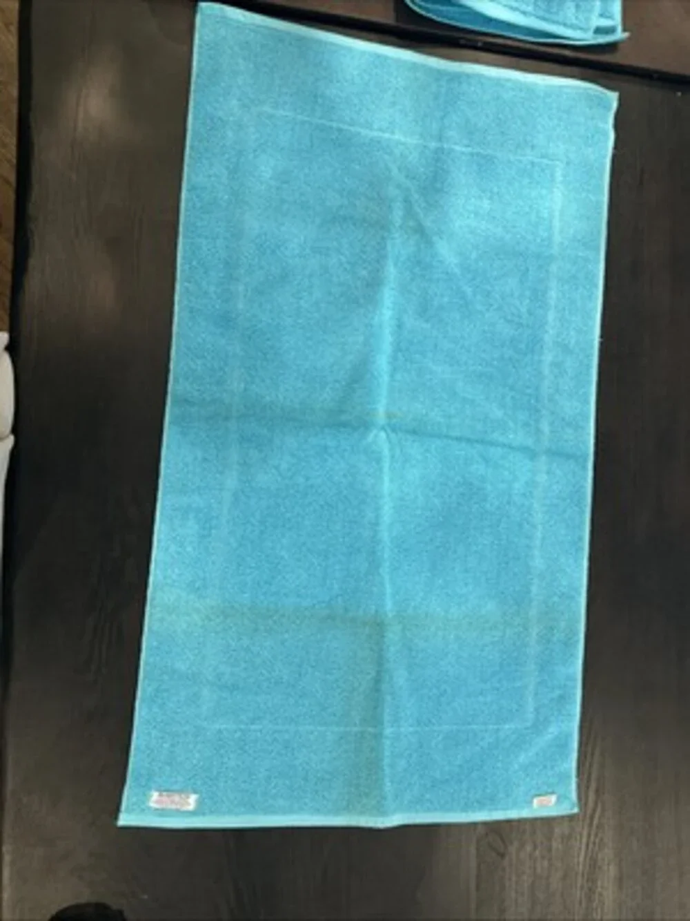 Martex Bathmat Made In USA Cotton Light Blue 34.5” X 20” NEW Please READ